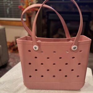 Target Medium Pink EVA Tote Bag – Waterproof Perforated Carryall